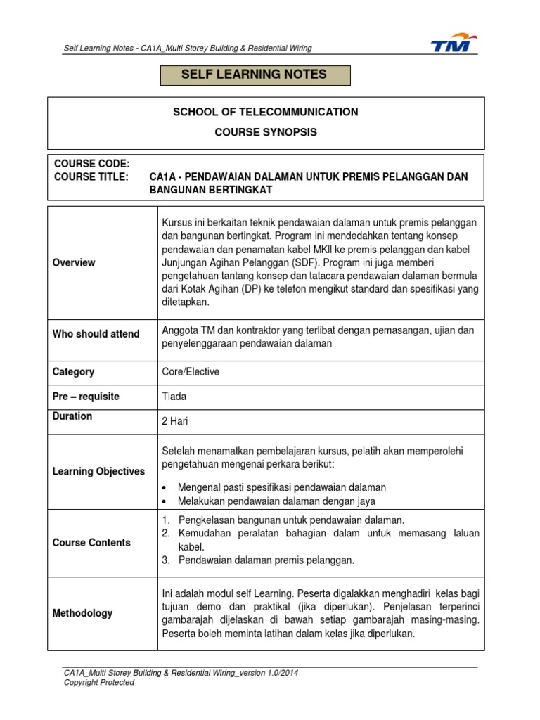 School of It & Multimedia: Self Learning Notes | PDF