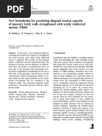 New Formulation For Predicting Diagonal Tension Capacity of Masonry Brick Walls Strengthened With Textile Reinforced Mortar (TRM)