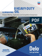 Delo 400 Heavy-Duty Engine Oil: Product Offering, Application and Competitive Comparison