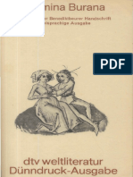 Carmina Burana. Die Lieder Der Benediktbeurer Handschrift. Zweisprachige Ausgabe Lateinisch-Deutsch by B. Bischoff