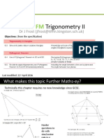 Igcse FM: Trigonometry II