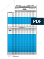 Formato Control Medicion de Cloro y PH