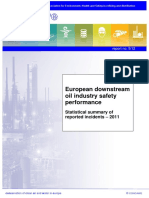 European Downstream Oil Industry Safety Performance: Statistical Summary of Reported Incidents - 2011