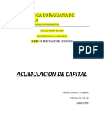 Acumulacion de Capital Unidad III