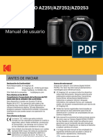 Manual de usuario cámara Kodak