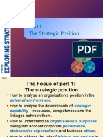 Strategic Position The Environment