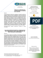 Diálogo Interparadigmático e Competências Comunicativas: o Uso de Metáforas e Os Novos Paradigmas Da Gestão