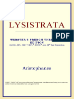 Aristophanes - Lysistrata (Webster's French Thesaurus Edition) (2006)