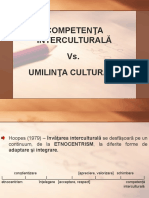 Competenta - Interculturala - Vs - Umilinta Culturala
