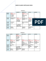 Horario C Virtuales 2021