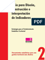 Guía Para Diseño, Construcción e Interpretación de Indicadores (DANE)