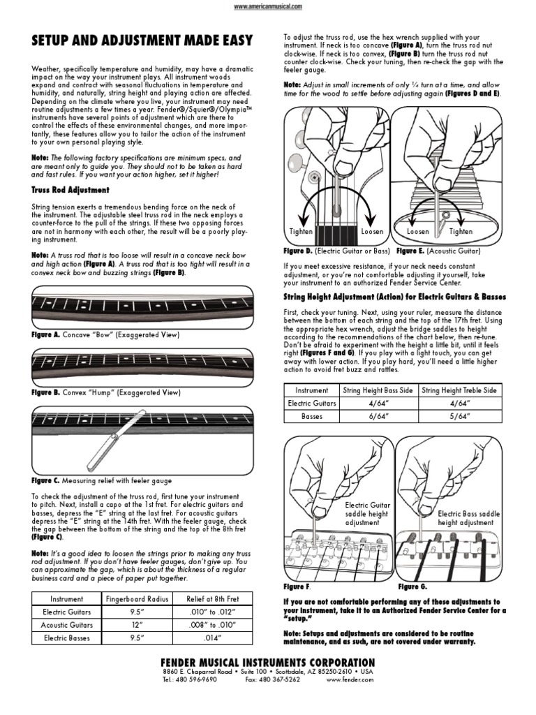 Squier Setup Manual | PDF