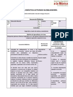 Secuencia Didáctica - Actividad - Globalizadora-Incluye Rúbrica y Reflexion