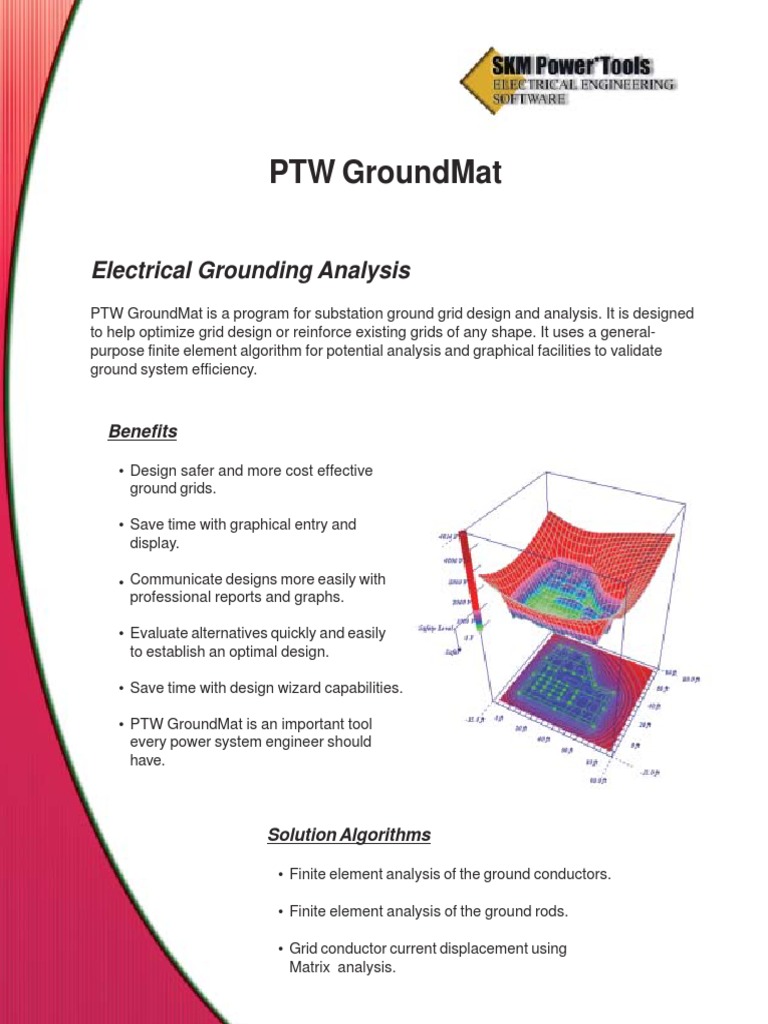 PTW GroundMat: Substation Grid Design | PDF | Spreadsheet | Electrical Grid