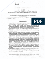 Acuerdo No. 01 de 2021 - Modifica Acuerdo No. 10 de 2018 Estatuto de Valorización