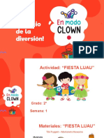 2°grado - Materiales - en Modo Clown - Fiesta Luau - Sem 01