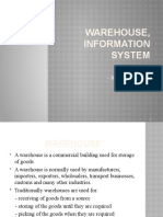 Warehouse, Information System