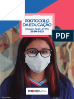 Protocolo Educação Ano Letivo 2020 - 2021