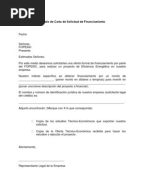 Carta solicitud de credito