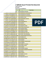 Format Import Nilai Pts Dan Pas Kelas 8D