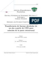 Transferencia de Fuerzas Alrededor de Un Ala A Partir de CFD para Solución de La Parte Estructural