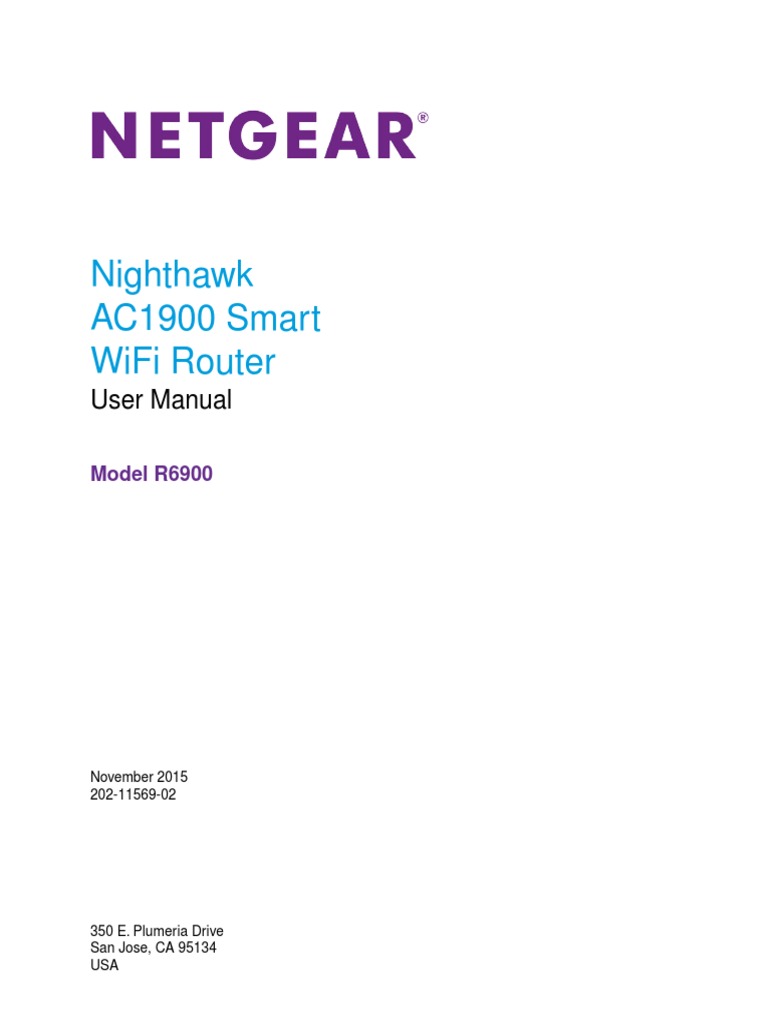 Netgear Nighthawk 6900 Manual – Support Quick Start – SYZX