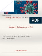 Coronavirus Manejo Del Shock