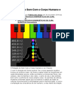 A Relação Do Som Com o Corpo Humano e Os Chacras