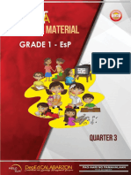 Grade 1 - Esp: Subject