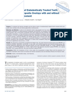 Fracture Strength of Endodontically Treated Teeth Restored With Composite Overlays With and Without Glass-Fiber Reinforcement