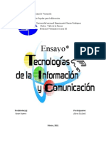 Ensayo Ética y Legislación de Las Tic