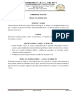 Programa de Derecho Constitucional