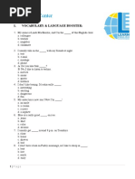 Speaking Test Revision