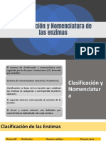 Clasificación y Nomenclatura de Las Enzimas