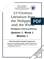 21st Century Literature q1 w1 Mod1