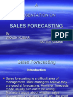 54 Sales Forecasting