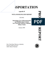 Transportation: Appendix H Wetland Delineation Report