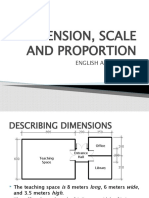 6 Dimension, Scale and Proportion