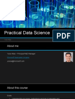 Practical Data Science: Yossi Attas