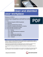 How To Clean and Disinfect Your Workplace: Created: 30 April 2020