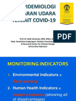 Epidemiologi Pencemaran Udara Terkait Covid-19