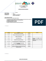 GENERAL DISCUSSION SCHEDULE - Assessing General Status and Vital Signs