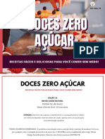 Receitas doces sem açúcar