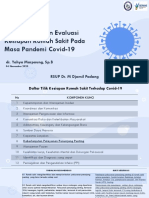 Pemantauan Dan Evaluasi Kesiapan Rumah Sakit Pada Masa Pandemi Covid 19 20