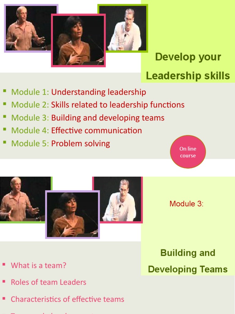 Developing Leadership and Team Skills | PDF | Leadership | Decision Making