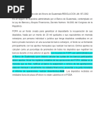 FOPA: Protección del Ahorro en Guatemala | PDF | Negocios | Finanzas y ...