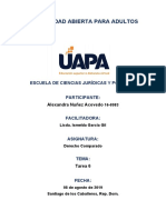 Tarea 6, Derecho Comparado Alex