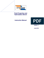 F9092 Armfield Fluid Properties and Hydrostatics Bench