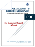 WASH Site Assessment Checklist Report