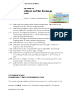 2.part 2 Worksheet Gas Exchange Proving Photosynthesis Nutrition